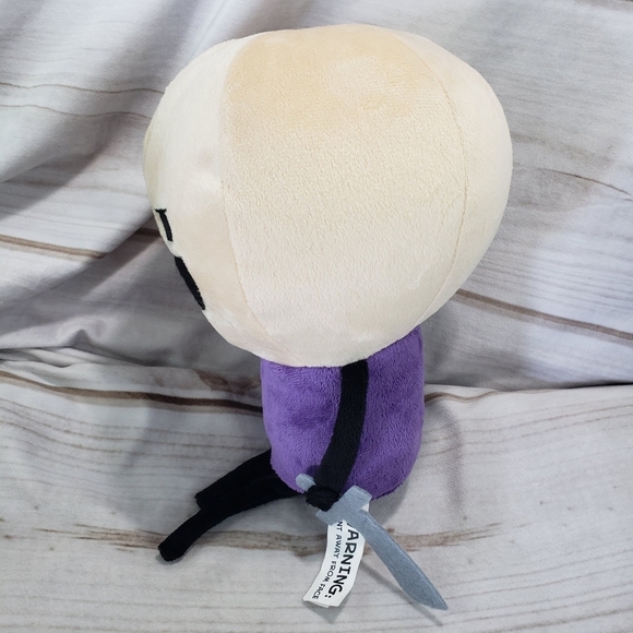 Cyanide And Happiness Purple Shirted Eye Stabber Plush Toy 12 Inch 2013 - Picture 4 of 9